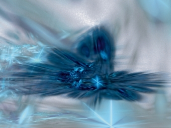 CALVENDO Puzzle Blaues Kristall | 1000 Teile Lege-Größe 64x48cm Foto-Puzzle für glückliche Stunden