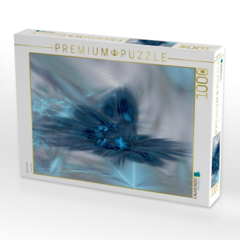 CALVENDO Puzzle Blaues Kristall | 1000 Teile Lege-Größe 64x48cm Foto-Puzzle für glückliche Stunden