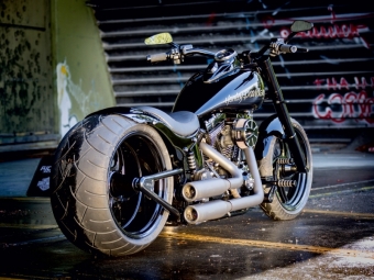CALVENDO Puzzle Harley-Davidson Custom Softail Slim S 300 1000 Teile Puzzle quer | 1000 Teile Lege-Größe 64 × 48 cm Foto-Puzzle für glückliche Stunden