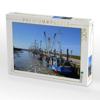 CALVENDO Puzzle Krabbenkutter in Wremen | 1000 Teile Lege-Größe 64x48cm Foto-Puzzle für glückliche Stunden