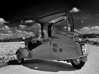 CALVENDO Puzzle Ein Motiv aus dem Kalender Messerschmitt KR 200 in schwarzweiß | 1000 Teile Lege-Größe 64x48cm Foto-Puzzle für glückliche Stunden