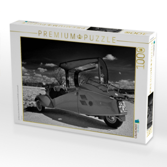 CALVENDO Puzzle Ein Motiv aus dem Kalender Messerschmitt KR 200 in schwarzweiß | 1000 Teile Lege-Größe 64x48cm Foto-Puzzle für glückliche Stunden