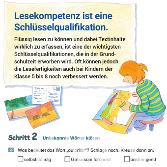 Das Übungsheft Lesen Klasse 6