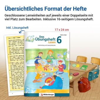Das Übungsheft Lesen Klasse 6