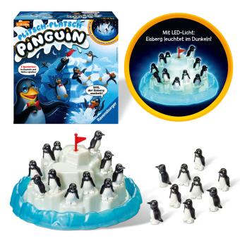Plitsch-Platsch Pinguin - Kinderspiel ab 4 Jahre