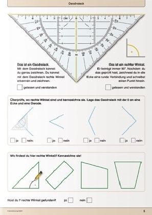 Mein Geometrieheft 3/4