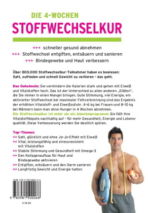 Die 4-Wochen Stoffwechselkur. Mit Leichtigkeit abnehmen - mit zusätzlichen Vitalstoffen den Stoffwechsel aktivieren