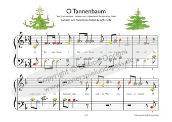 Klavierspiel & Spaß - Weihnachtslieder zum Klavierspielen lernen