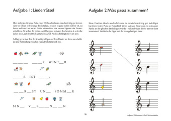Klavierspiel & Spaß - Weihnachtslieder zum Klavierspielen lernen