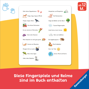 Meine erste Kinderbibliothek - Meine ersten Fingerspiele und Kinderreime