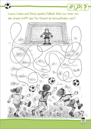 Rätselspaß Fußball. Ab 6 Jahren