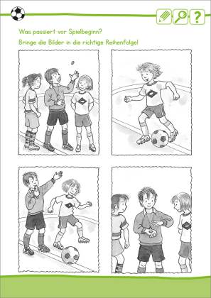 Rätselspaß Fußball. Ab 6 Jahren