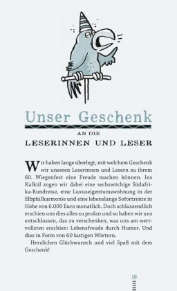 Das böse Buch zum 60