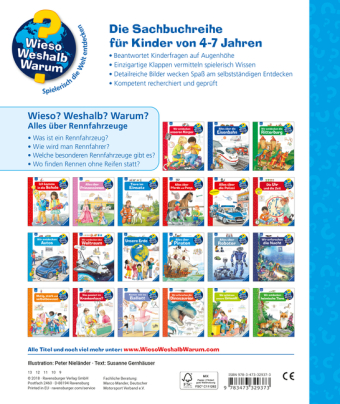 Wieso? Weshalb? Warum? Kernreihe, Band 69 - Alles über Rennfahrzeuge