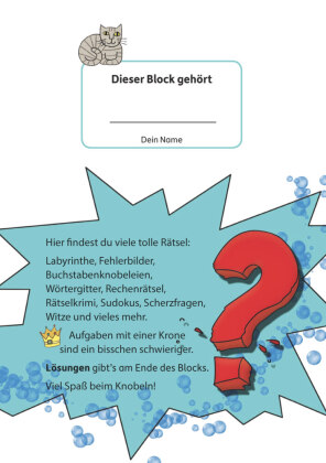 Rätselblock ab 9 Jahre - Band 1.Bd.1