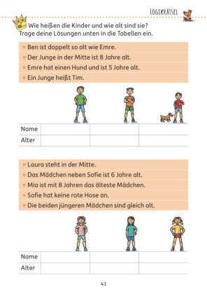Rätselblock ab 8 Jahre - Band 1.Bd.1