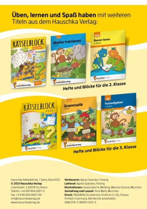 Rätselblock ab 7 Jahre - Band 1.Bd.1