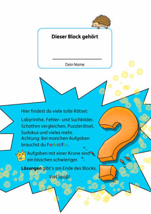Rätselblock ab 5 Jahre - Band 1.Bd.1