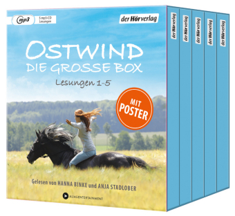 Ostwind. Die große Box,5 Audio-CD, 5 MP3