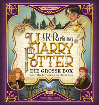 Harry Potter. Die große Box. Alle 7 Bände., 14 Audio-CD, 14 MP3 