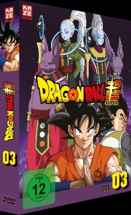 Dragonball Super - 3. Arc: Universum 6 - Episoden 28-46 (3 DVDs),DVD-Video 