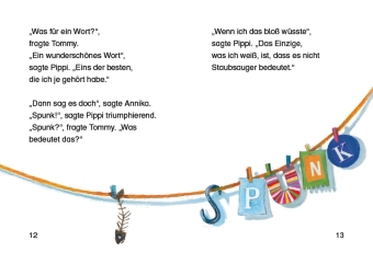 Pippi findet einen Spunk