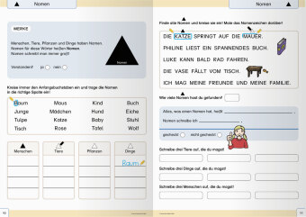 Mein Grammatikheft 1/2 für die 1. und 2. Klasse