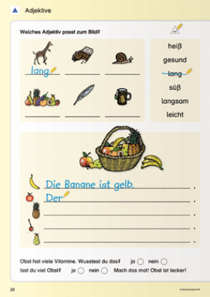 Mein Grammatikheft 1/2 für die 1. und 2. Klasse