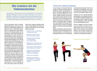 Tiefenmuskulatur Training