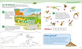 WAS IST WAS Junior Mitmach-Heft Dinosaurier