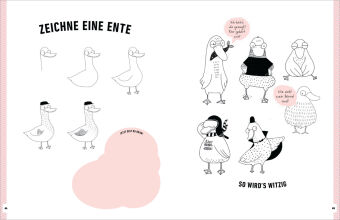 Witzige Tiere zeichnen