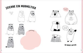 Witzige Tiere zeichnen