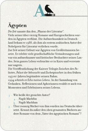 Das große Literaturquiz von A bis Z (Spiel)