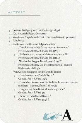 Das große Literaturquiz von A bis Z (Spiel)