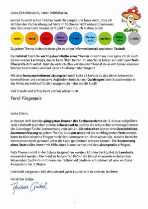 Übungsheft mit Tests im Sachunterricht 3. Klasse