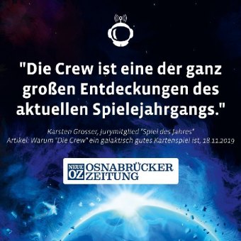 Die Crew reist gemeinsam zum 9. Planeten (Spiel)
