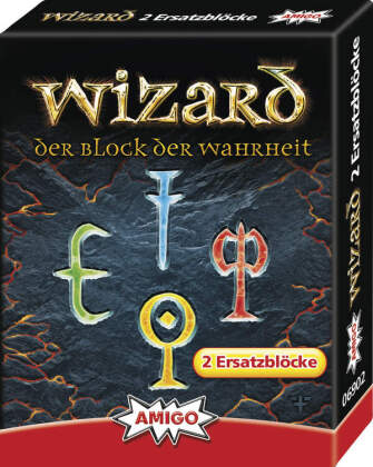 Wizard - der Block der Wahrheit, 2 Ersatzblöcke (Spiel-Zubehör)
