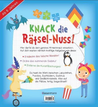 Bunte Bilderrätsel für Schlauköpfe