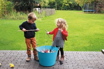 Angelspiel Enten bunt (Kinderspiel)