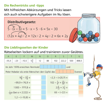 Das Übungsheft Mathematik Klasse 7