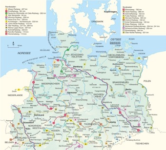 Deutschlands schönste Flussradwege