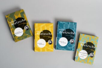 Friedrich Nietzsche, Werke in vier Bänden (Menschliches, Allzu Menschliches - Also sprach Zarathustra - Jenseits von Gut und Böse - Götzendämmerung/Der Antichrist/Ecce Homo) (4 Bände im Schuber)