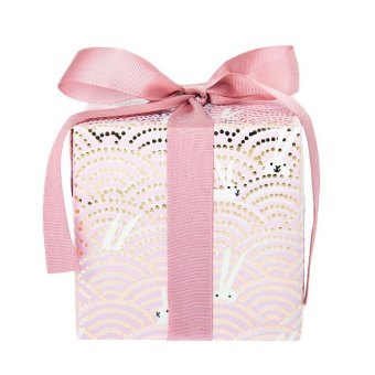 Geschenkpapier Ostern, Hasen Im Feld, Rosa, FSC Mix