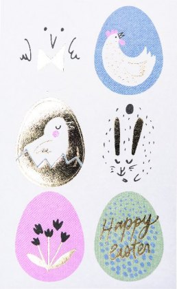 Sticker Ostern, Ostereier FSC Mix 