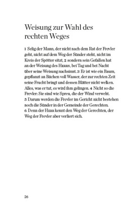 Die schönsten Psalmen neu entdeckt
