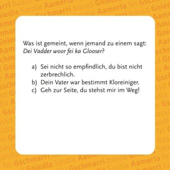 Gräschkurs Fränkisch - Das Quiz (Spiel)