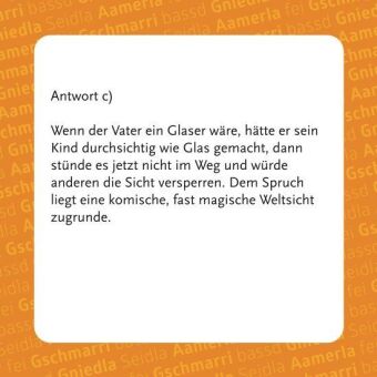 Gräschkurs Fränkisch - Das Quiz (Spiel)