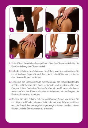 Yoga-Haltungen korrigieren, Übungskarten mit Begleitbuch