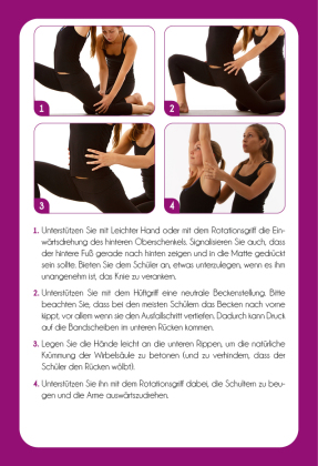 Yoga-Haltungen korrigieren, Übungskarten mit Begleitbuch