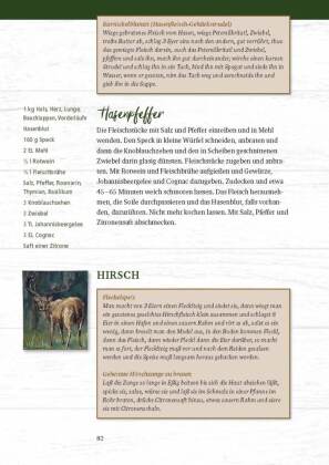 Rehragout und Schnepfendreck